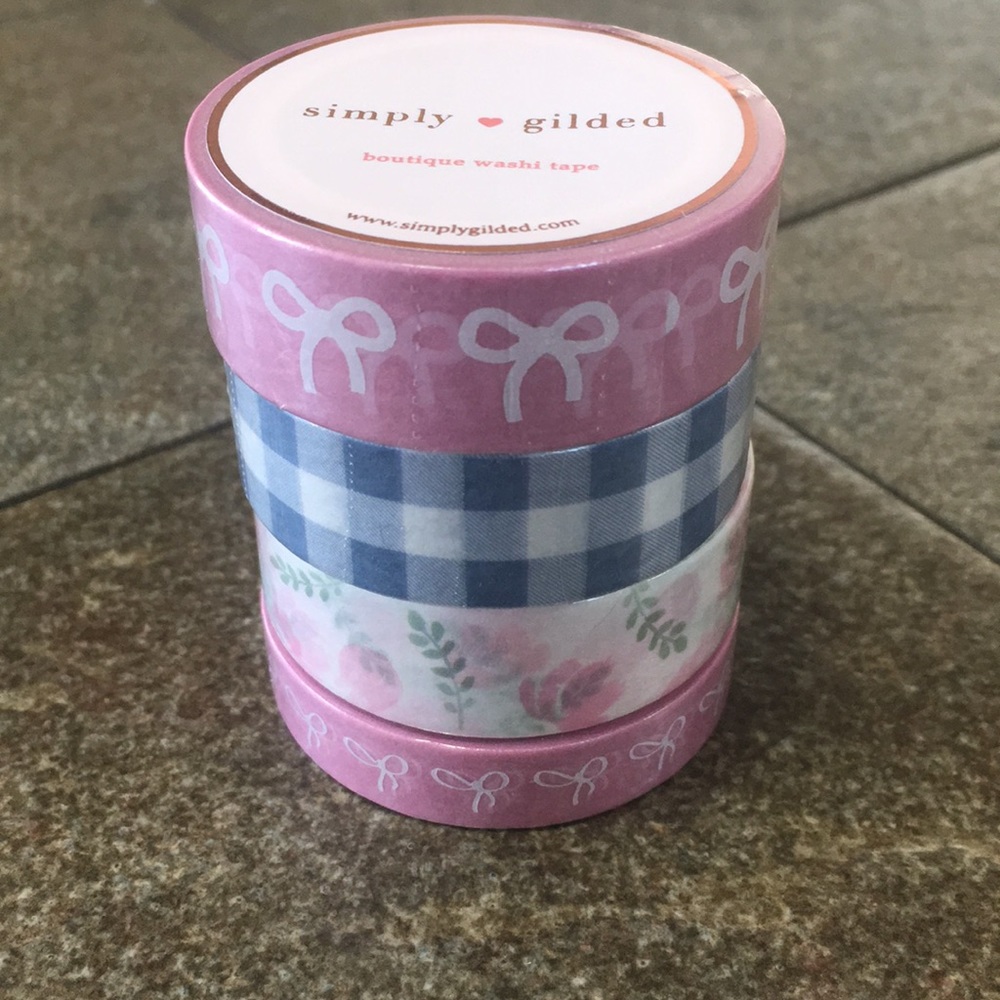 Simply Gilded Simplicity Sub Box washi